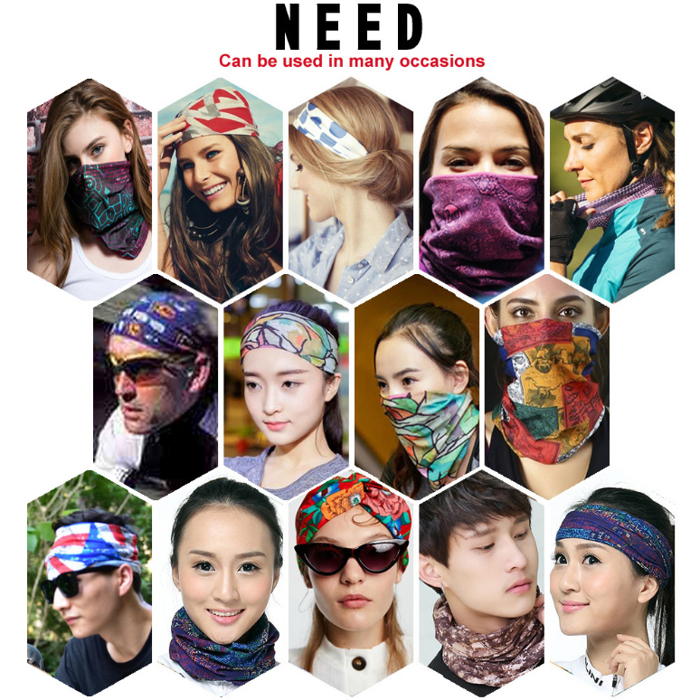 Seamless scarf magic scarf 