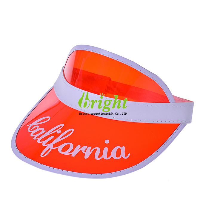 pvc visor cap 